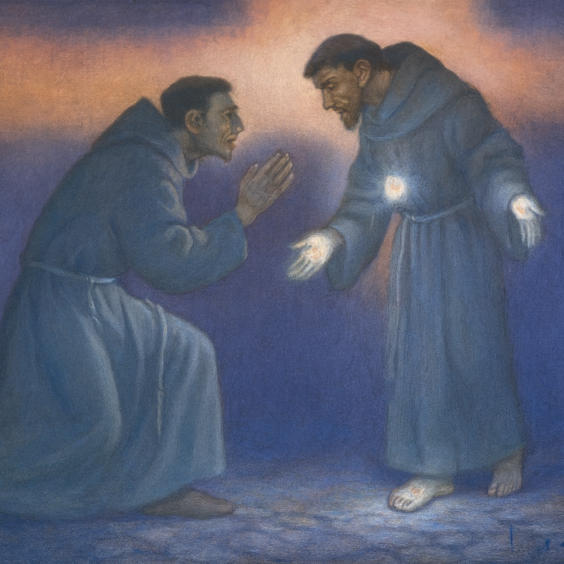 La impresión de las llagas de san Francisco